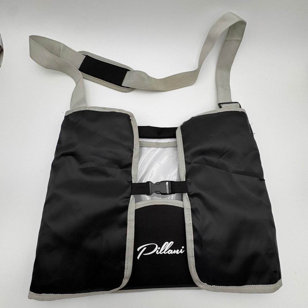 Pillani Kids‎ Car Seat Travel Tray Black Grey Foldable Activity Snack Organizer